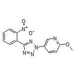 2-Methoxy-5-[5-(2-nitrophenyl)-2H-tetrazol-2-yl]pyridine