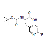 (S)-2-(Boc-amino)-3-(6-fluoropyridin-3-yl)propanoic Acid
