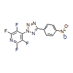 2,3,5,6-Tetrafluoro-4-[5-(4-nitrophenyl)-2H-tetrazol-2-yl]pyridine