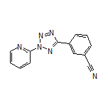 3-[2-(Pyridin-2-yl)-2H-tetrazol-5-yl]benzonitrile