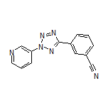 3-[2-(Pyridin-3-yl)-2H-tetrazol-5-yl]benzonitrile
