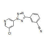 3-[2-(5-Chloropyridin-3-yl)-2H-tetrazol-5-yl]benzonitrile