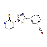 3-[2-(2-Fluoropyridin-3-yl)-2H-tetrazol-5-yl]benzonitrile