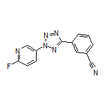 3-[2-(6-Fluoropyridin-3-yl)-2H-tetrazol-5-yl]benzonitrile