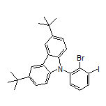 9-(2-Bromo-3-iodophenyl)-3,6-di-tert-butyl-9H-carbazole
