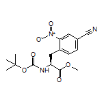 Methyl (S)-2-(Boc-amino)-3-(4-cyano-2-nitrophenyl)propanoate