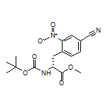 Methyl (R)-2-(Boc-amino)-3-(4-cyano-2-nitrophenyl)propanoate
