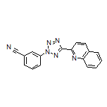 3-[5-(Quinolin-2-yl)-2H-tetrazol-2-yl]benzonitrile