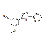 3-Methoxy-5-[5-(pyridin-2-yl)-2H-tetrazol-2-yl]benzonitrile