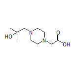 2-[4-(2-Hydroxy-2-methylpropyl)piperazin-1-yl]acetic Acid