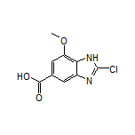 2-Chloro-7-methoxy-1H-benzo[d]imidazole-5-carboxylic Acid