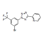 2-[2-[3-Bromo-5-(trifluoromethyl)phenyl]-2H-tetrazol-5-yl]pyridine