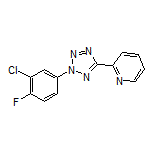 2-[2-(3-Chloro-4-fluorophenyl)-2H-tetrazol-5-yl]pyridine