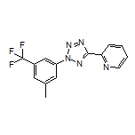 2-[2-[3-Methyl-5-(trifluoromethyl)phenyl]-2H-tetrazol-5-yl]pyridine