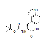 (S)-2-(Boc-amino)-3-(4-indolyl)propanoic Acid
