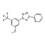 2-[2-[3-Methoxy-5-(trifluoromethyl)phenyl]-2H-tetrazol-5-yl]pyridine