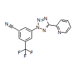 3-[5-(Pyridin-2-yl)-2H-tetrazol-2-yl]-5-(trifluoromethyl)benzonitrile