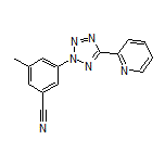 3-Methyl-5-[5-(pyridin-2-yl)-2H-tetrazol-2-yl]benzonitrile