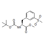 Methyl (S)-2-(Boc-amino)-3-[3-(methylsulfonyl)phenyl]propanoate
