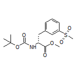 Methyl (R)-2-(Boc-amino)-3-[3-(methylsulfonyl)phenyl]propanoate