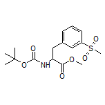 Methyl 2-(Boc-amino)-3-[3-(methylsulfonyl)phenyl]propanoate