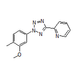 2-[2-(3-Methoxy-4-methylphenyl)-2H-tetrazol-5-yl]pyridine