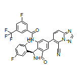 (R)-N-[3-(2-Chloro-5-fluorophenyl)-6-(5-cyano-[1,2,4]triazolo[1,5-a]pyridin-6-yl)-1-oxoisoindolin-4-yl]-3-fluoro-5-(trifluoromethyl)benzamide