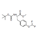 Methyl (S)-2-(Boc-amino)-3-[4-(difluoromethoxy)phenyl]propanoate