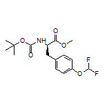 Methyl (R)-2-(Boc-amino)-3-[4-(difluoromethoxy)phenyl]propanoate