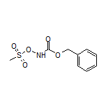 N-Cbz-O-(methylsulfonyl)hydroxylamine