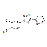 2-Chloro-4-[5-(pyridin-2-yl)-2H-tetrazol-2-yl]benzonitrile
