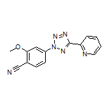2-Methoxy-4-[5-(pyridin-2-yl)-2H-tetrazol-2-yl]benzonitrile