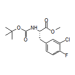 Methyl (S)-2-(Boc-amino)-3-(3-chloro-4-fluorophenyl)propanoate