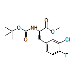 Methyl (R)-2-(Boc-amino)-3-(3-chloro-4-fluorophenyl)propanoate