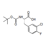 (S)-2-(Boc-amino)-3-(3-chloro-4-fluorophenyl)propanoic Acid