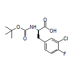(R)-2-(Boc-amino)-3-(3-chloro-4-fluorophenyl)propanoic Acid