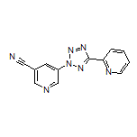 5-[5-(Pyridin-2-yl)-2H-tetrazol-2-yl]nicotinonitrile