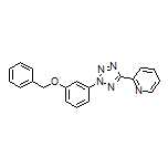 2-[2-[3-(Benzyloxy)phenyl]-2H-tetrazol-5-yl]pyridine