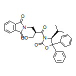 2-[(R)-2-(Hydroxymethyl)-3-[(S)-4-isopropyl-2-oxo-5,5-diphenyloxazolidin-3-yl]-3-oxopropyl]isoindoline-1,3-dione