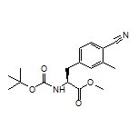 Methyl (S)-2-(Boc-amino)-3-(4-cyano-3-methylphenyl)propanoate