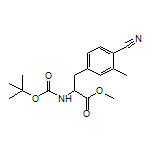 Methyl 2-(Boc-amino)-3-(4-cyano-3-methylphenyl)propanoate