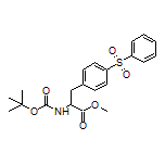 Methyl 2-(Boc-amino)-3-[4-(phenylsulfonyl)phenyl]propanoate