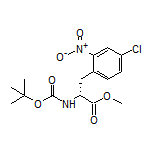 Methyl (R)-2-(Boc-amino)-3-(4-chloro-2-nitrophenyl)propanoate