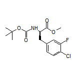 Methyl (R)-2-(Boc-amino)-3-(4-chloro-3-fluorophenyl)propanoate