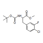 Methyl 2-(Boc-amino)-3-(4-chloro-3-fluorophenyl)propanoate
