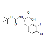 (S)-2-(Boc-amino)-3-(4-chloro-3-fluorophenyl)propanoic Acid