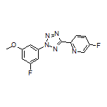 5-Fluoro-2-[2-(3-fluoro-5-methoxyphenyl)-2H-tetrazol-5-yl]pyridine