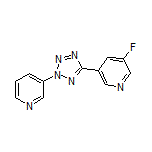 3-Fluoro-5-[2-(pyridin-3-yl)-2H-tetrazol-5-yl]pyridine