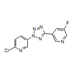 2-Chloro-5-[5-(5-fluoropyridin-3-yl)-2H-tetrazol-2-yl]pyridine