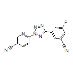 6-[5-(3-Cyano-5-fluorophenyl)-2H-tetrazol-2-yl]nicotinonitrile